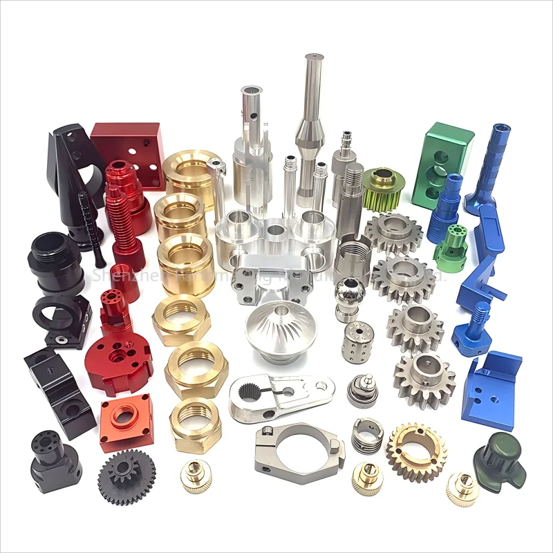 Детали с ЧПУ из цветного анодированного алюминия на заказ — высокоточные компоненты из сплава