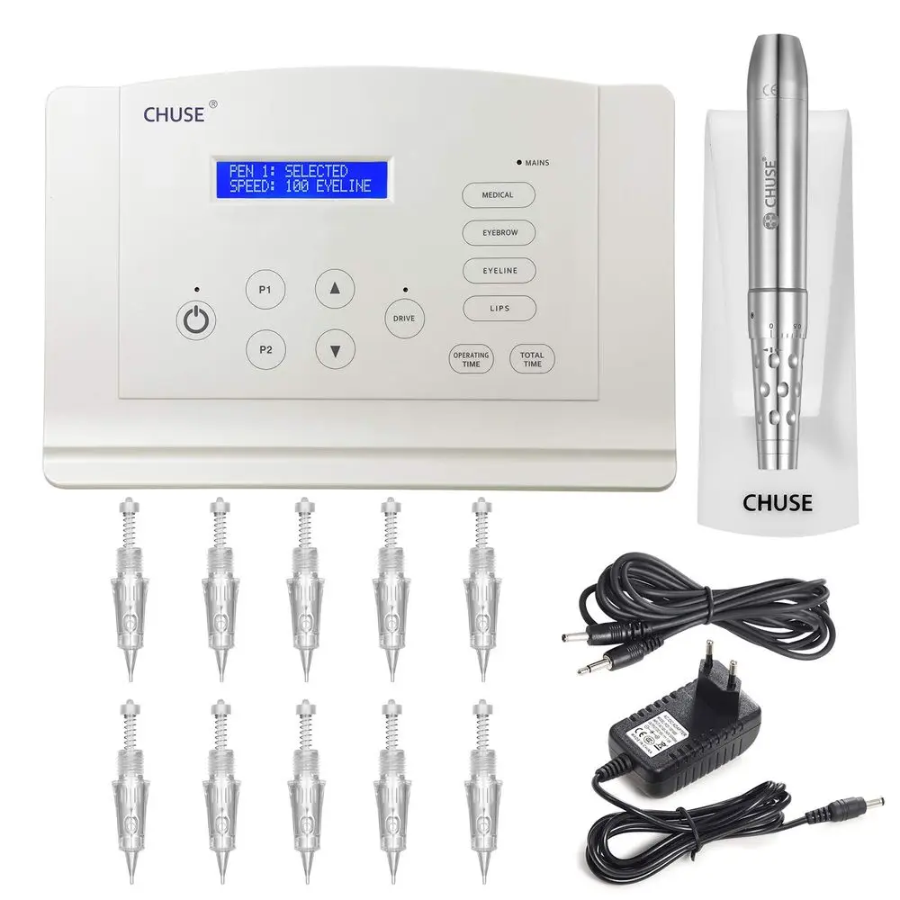 

C18 Pro Permanent Makeup PMU Tattoo Microblading hine Kit Supplies or Eyebrow Eyeliner Lips