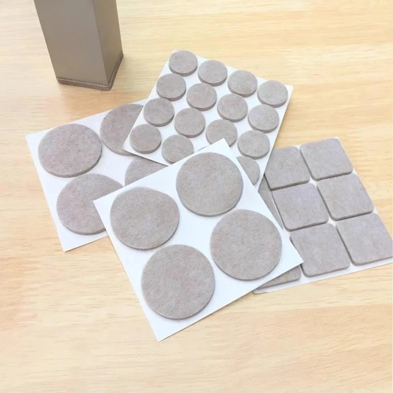 Felt tables, chairs, foot mats, furniture protection mats, wear-resistant, noise reducing, anti slip flooring  Pack 10 pieces