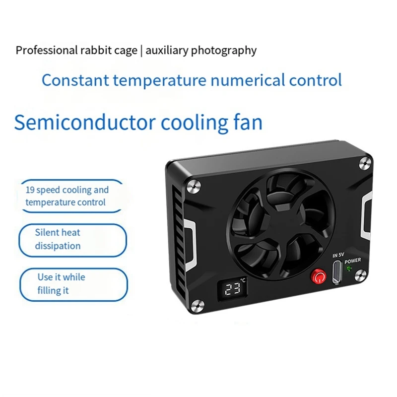 Imagem -06 - Fan Display Digital Semiconductor Temperatura Constante Sony A7c2 A6700 Canon r6 Fuji Câmera Shooting Novo