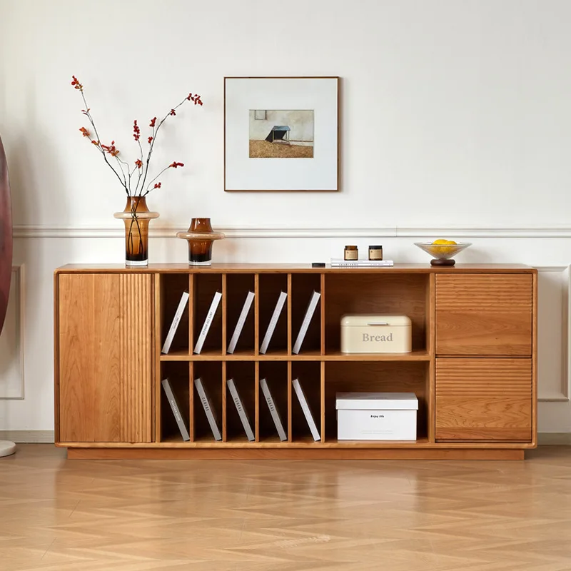 Locker Bookcase Floor Shelf Living Room Wall Storage Cabinet