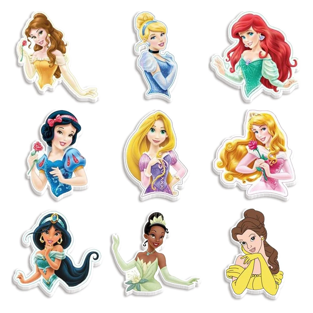 10 pz/lotto Disney Princess Resin Planar Flatback per forniture artigianali con fiocco fai da te decorazioni per telefoni