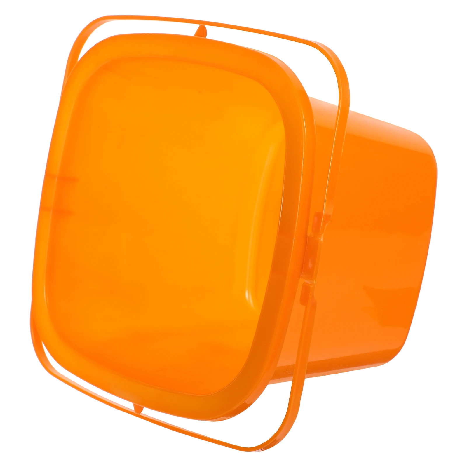

Plastic Paint Beach Bucket with Lid Lightweight Durable Storage Container for Home Garden Cleaning Use Small for Painting
