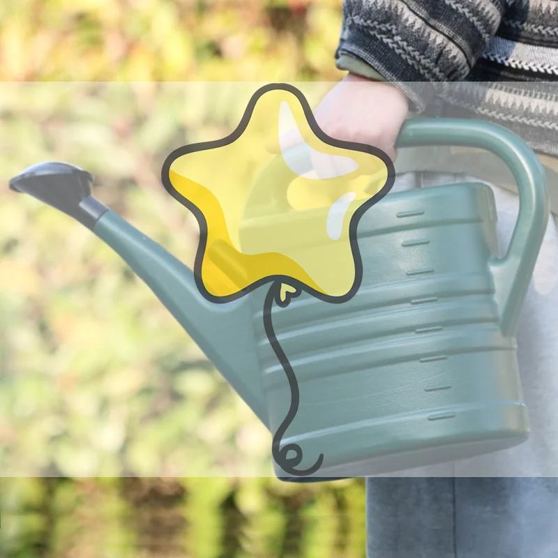 علبة سقاية بلاستيكية سعة 5 لتر، علبة سقاية أساسية للحديقة، علب خفيفة الوزن للاستخدام الداخلي والخارجي، علبة سقاية للحديقة والبستنة العائلية #1