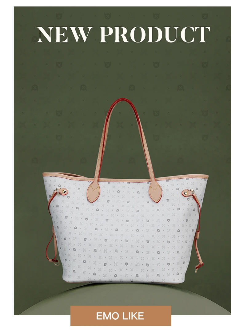 Oryginalna EMO 2023 lekka luksusowa torba na zakupy typu Tote torba na ramiฤ nowy design pojemna torba
