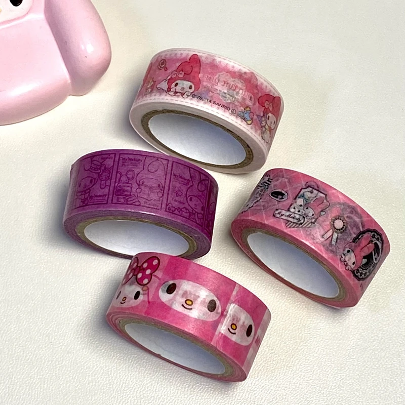 Cute Cartoon Rabbit Decoration Adhesive Masking Washi Tape Kids Gift Scrapbooking Journal Collage Material Sticker Stationery