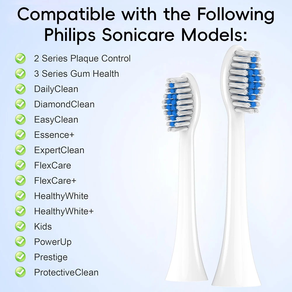 Compatible with Philips Sonicare Electric Toothbrush Replacement Toothbrush Brush Heads, Multifunctional Brush Head for Sonicare image 4