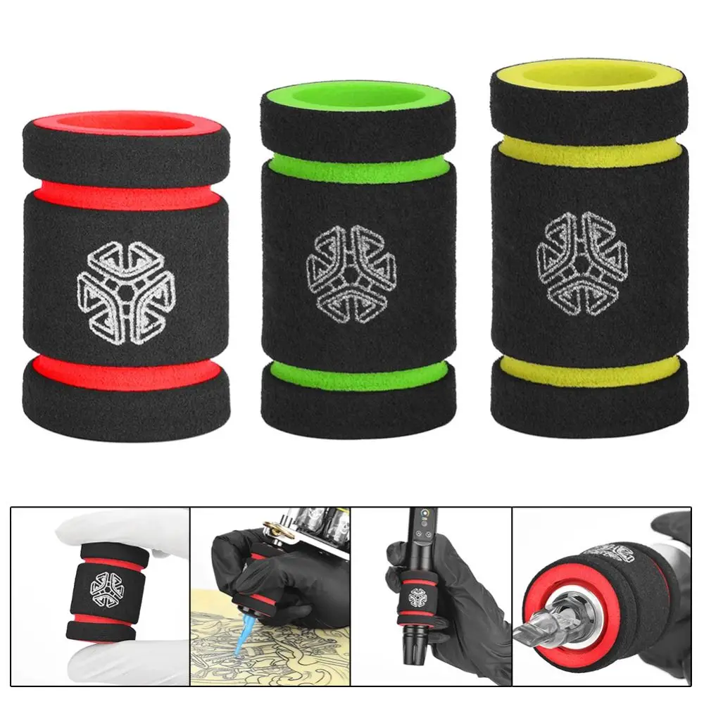 Hand Protector Heat-resistant Tattoo Machine Anti Slip Handle Cover Tube Grips Wraps Tattoo Grip Cover Tattoo Handle Protector