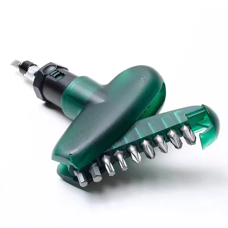 Ratchet screwdriver cross hexagonal batch set manual screwdriver ski retainer ph3
