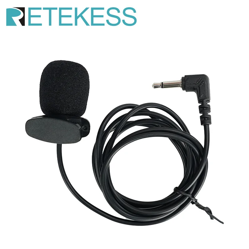 

Portable Clip-on Lapel Microphone 3.5mm Jack Wired Microphone Hands-free for Tour Guide System F4511B