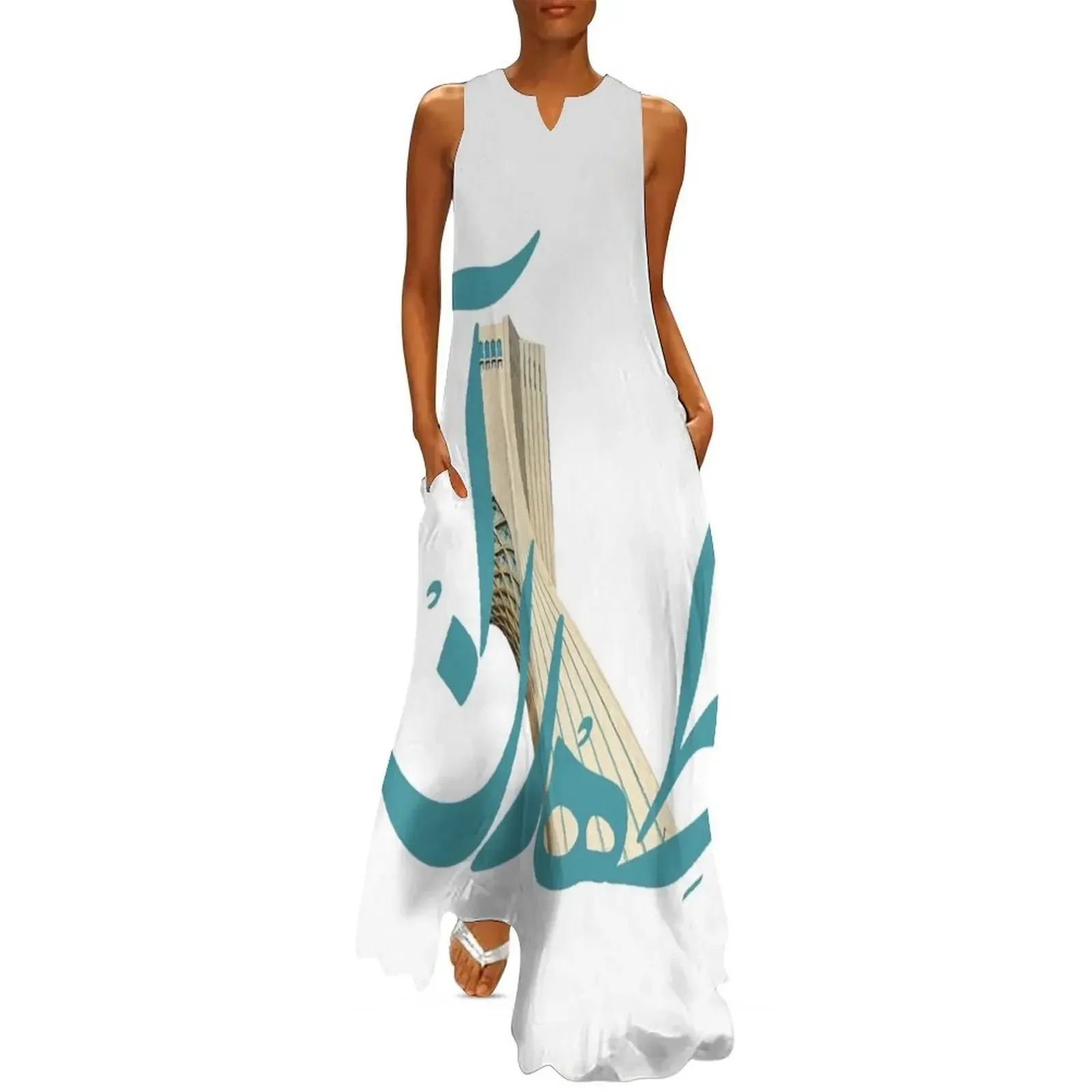 

TEHRAN Long Dress Clothing female Women long dress dresses summer woman 2025 women dress