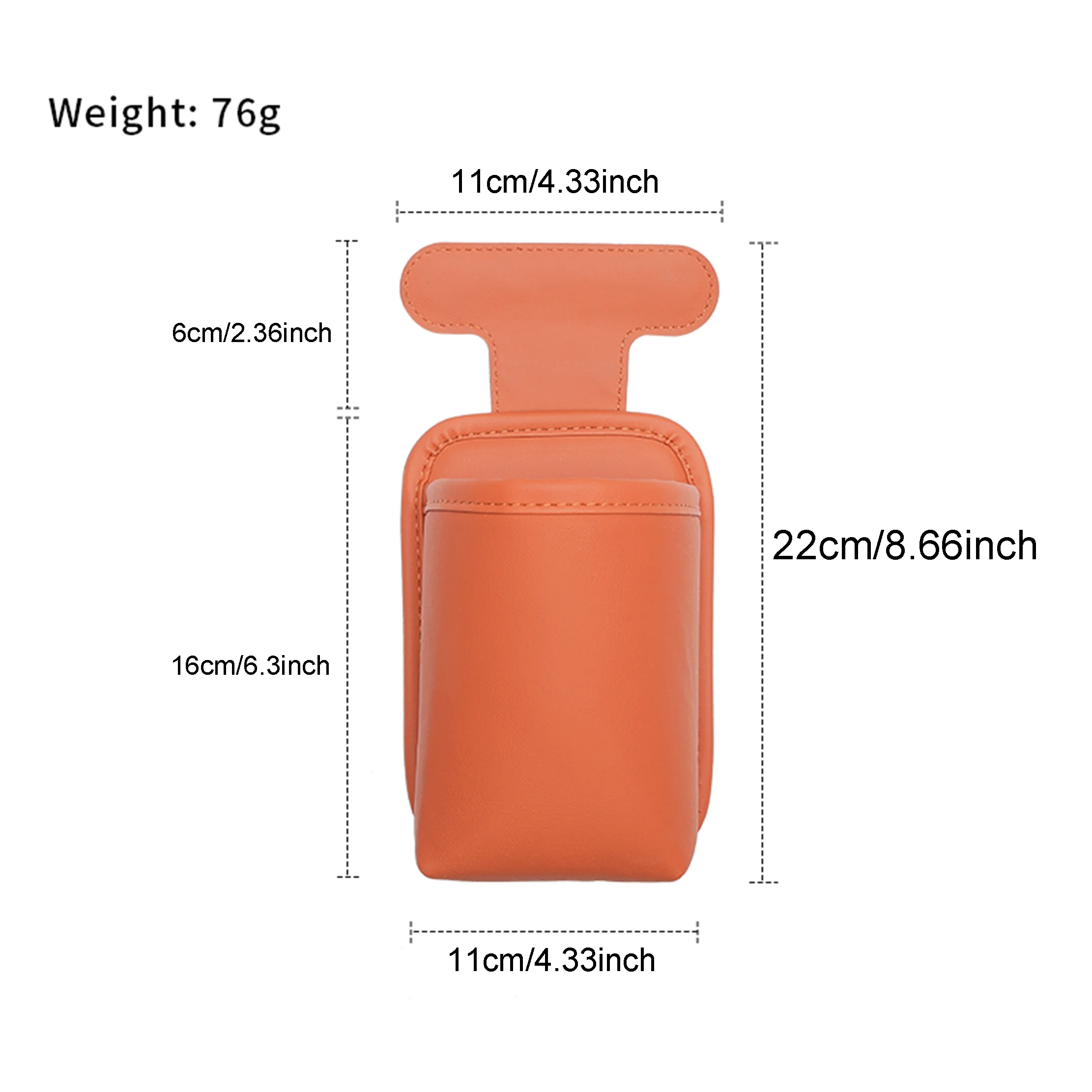 Car Glove Box Hanging Storage Organizer Punch-Free Cup Holder Mini Trash Bag for Water Bottle Tissue Garbage view 6
