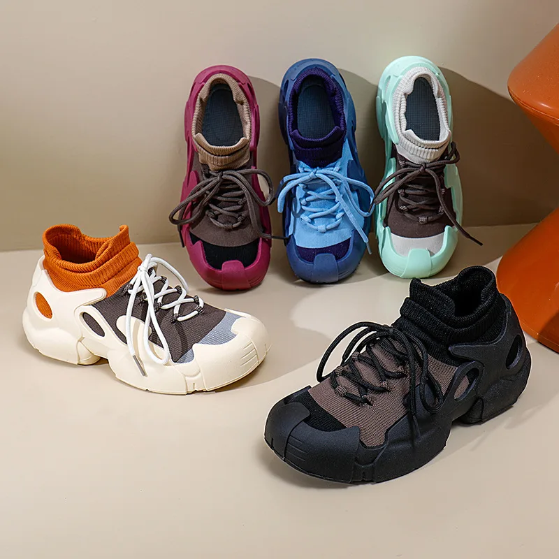 Luxury 2026 New Women\'s Colored Versatile Casual Shoes Breathable Anti slip Shock Absorbent Lightweight Running and Sports Shoes