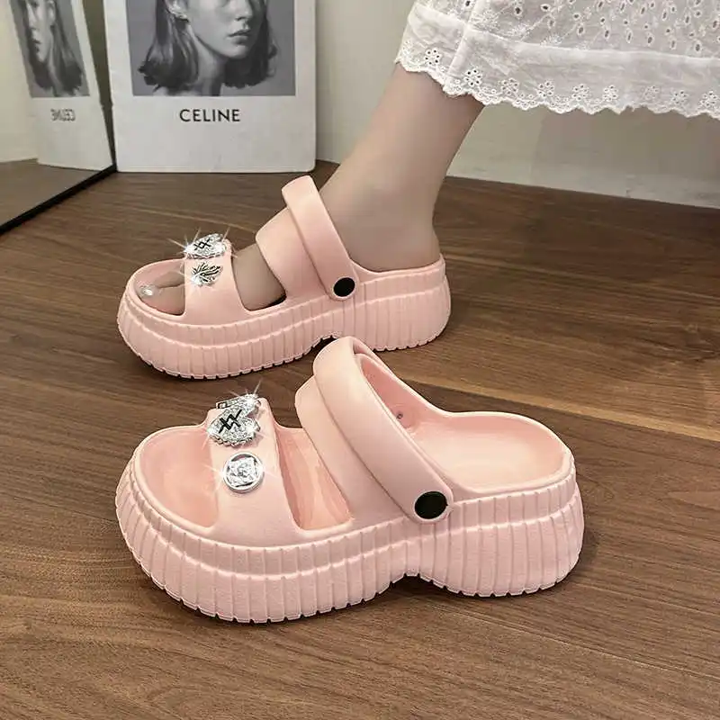 أحذية رياضية نسائية فاخرة مقاومة للانزلاق بشريط بدون كعب للتدريب مقاس 33 أحذية رياضية سلة ترويجية لهدايا Vip Link #3