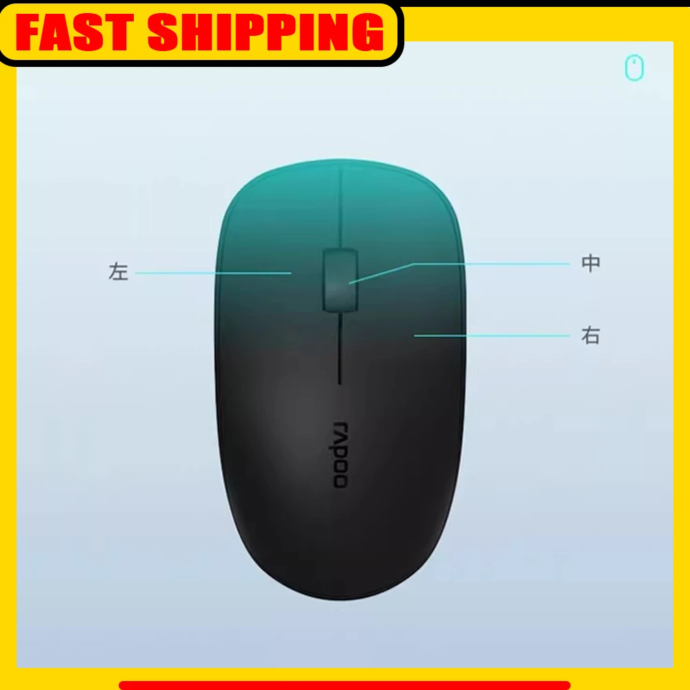 

Беспроводная мышь Rapoo M200G, три режима, чип с низким энергопотреблением, оптический сенсор PixArt PAW3220, мышь с низкой задержкой, бесшумная, легкая, для геймеров