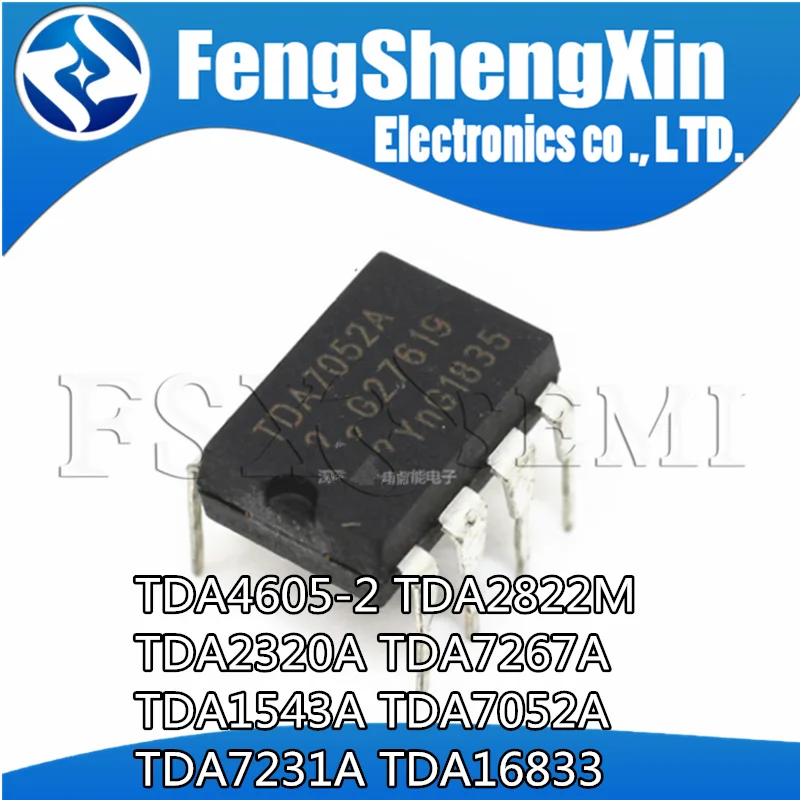 10PCS TDA2822M TDA2822 DIP DIP-8 TDA4605-2 TDA4605 TDA2320A TDA2320 TDA7267A TDA7267 TDA1543A TDA1543 TDA7052A TDA7052 TDA7231A