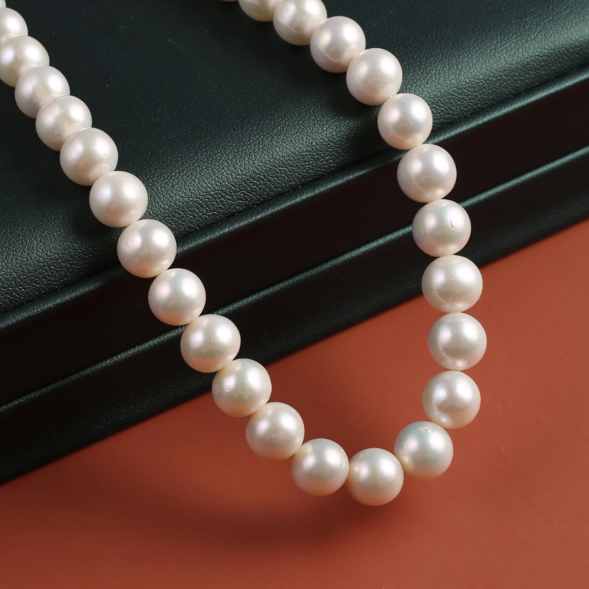 High Quality 100% Natural Freshwater White Pearls Beads 9-10mm for Jewelry Making DIY Necklace Bracelet Accessories Gift