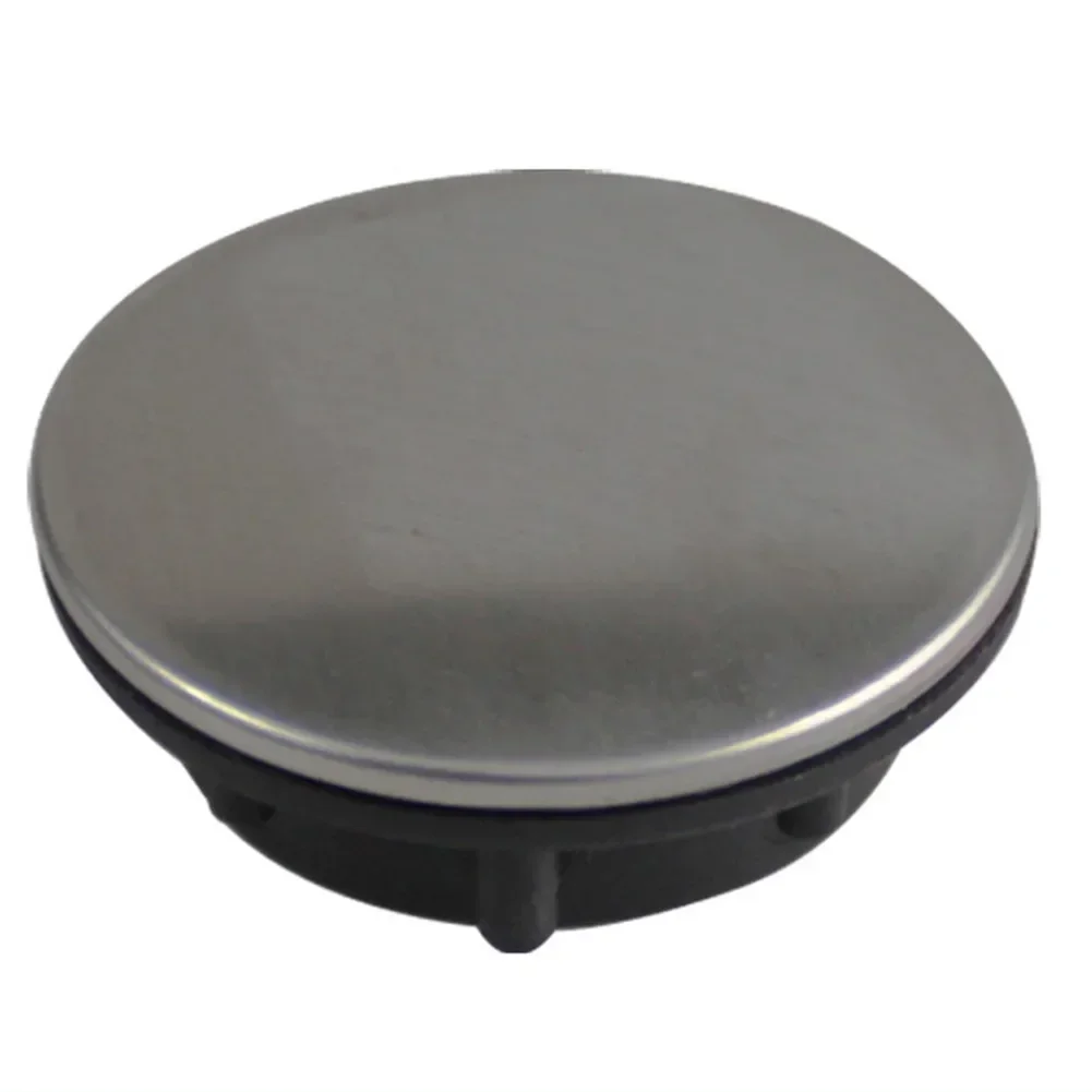ลักษณะหรูหราอ่างล้างจานสแตนเลส 1 PC 26 ~ 32 มม.36 มม.ตกแต่งเงินสบู่ Hole COVER