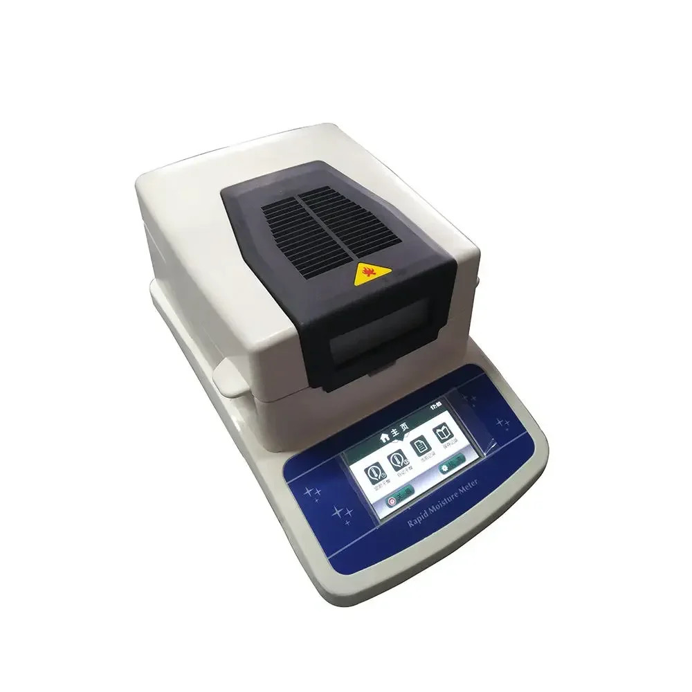 Good Product  HD Touch Screen Halogen Moisture Analyzer NDHD-16A 110g/0.002g  0.01% with German HBM Sensor for Grain Lab