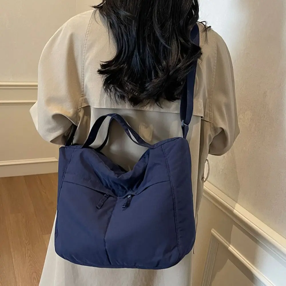 Casual Canvas Vintage Shoulder Bags Large Capacity Harajuku Teenager Messenger Bag Tote Bags Handbag Nylon Crossbody Bag Girls