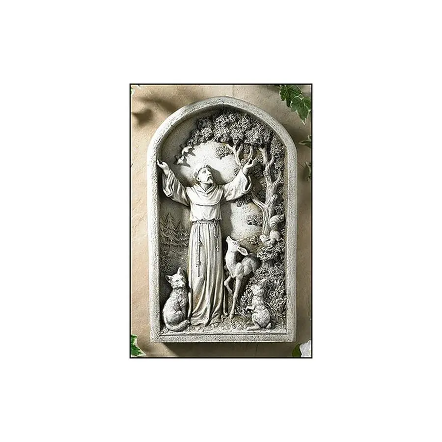 

St Francis Patron of Animals Peace Tree Figurine Patio Garden Home Statue