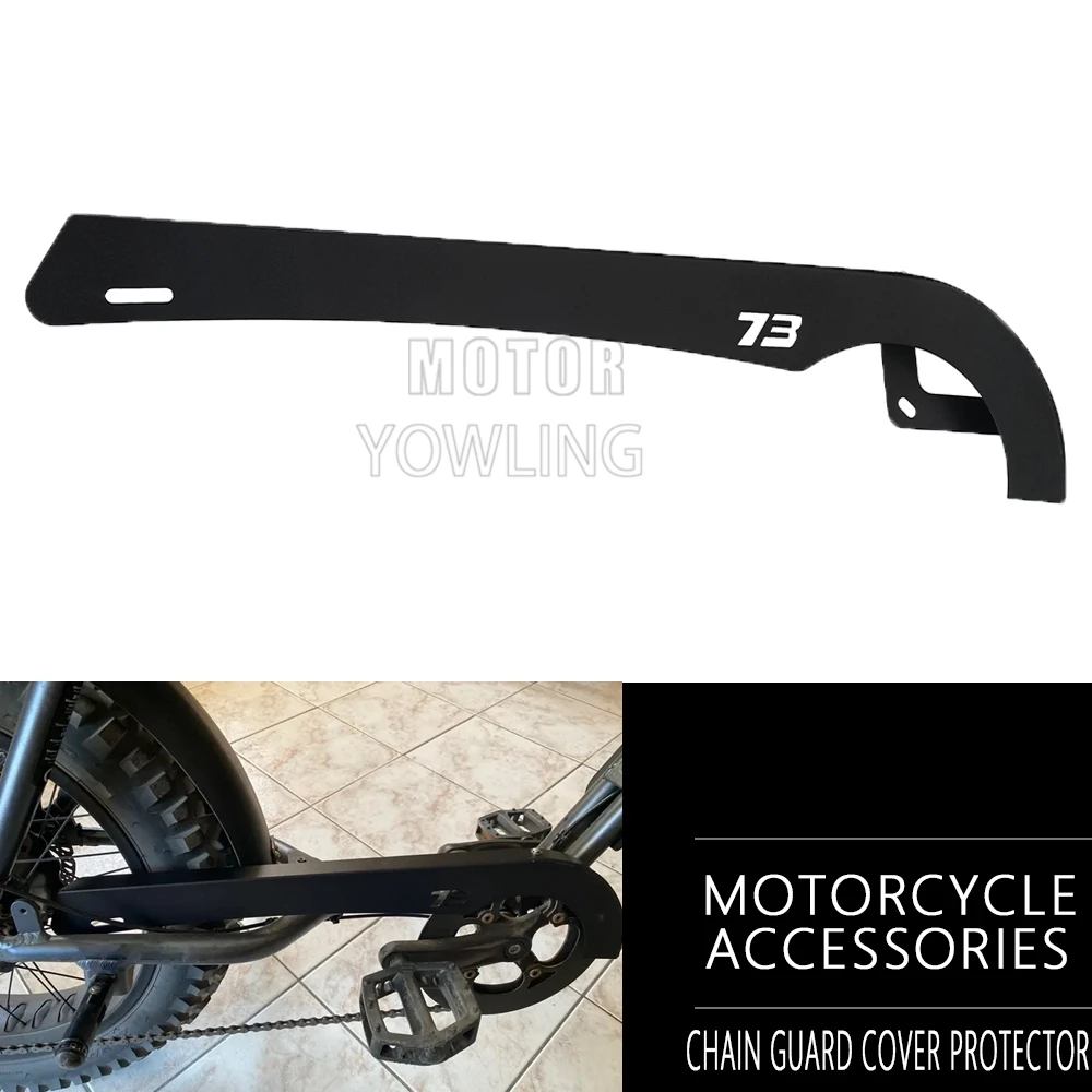 Kette Guide Schutz Abdeckung Dekoration Kette Kettenrad Rahmen Abdeckung Für Für Super 73 S1 S2 73 S1 73 S2 Motorrad Zubehör teile