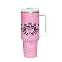 Car Travel Mugs Hot-Sale-Like-Juicy-Couture-Style Stainless Steel 304 Tumbler Water Bottle 40oz/1200ml