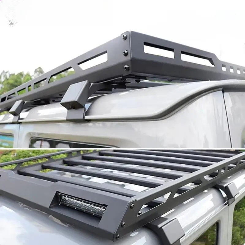 For Jimny Auto Exterior Part Roof Platform Black Roof Rack Accessories off Road Luggage Carrier 2020 Year JB74 Roof Rack