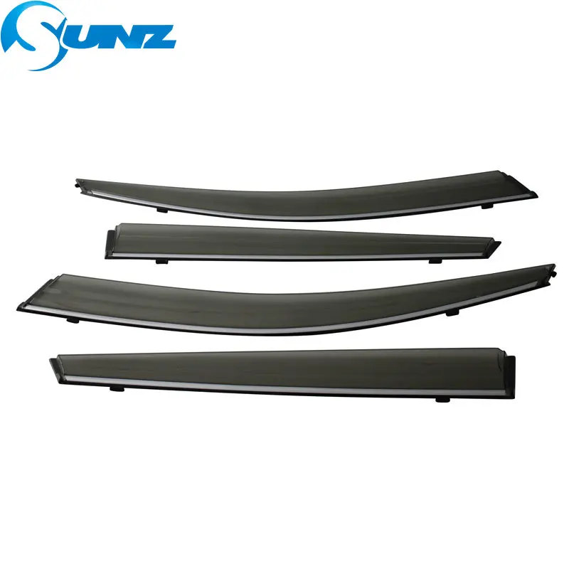 Window Visor For Dodge Ram 1500 Cerw Cab 2019 2020 2021 2022 2023 Awning Shelter Shade Sun Rain Deflector Guard Auto Accessories