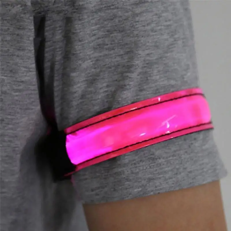 Cinghia braccio sicurezza luminosa con luci in fibra ottica Canda per armi a prova acqua per attività notturna per i