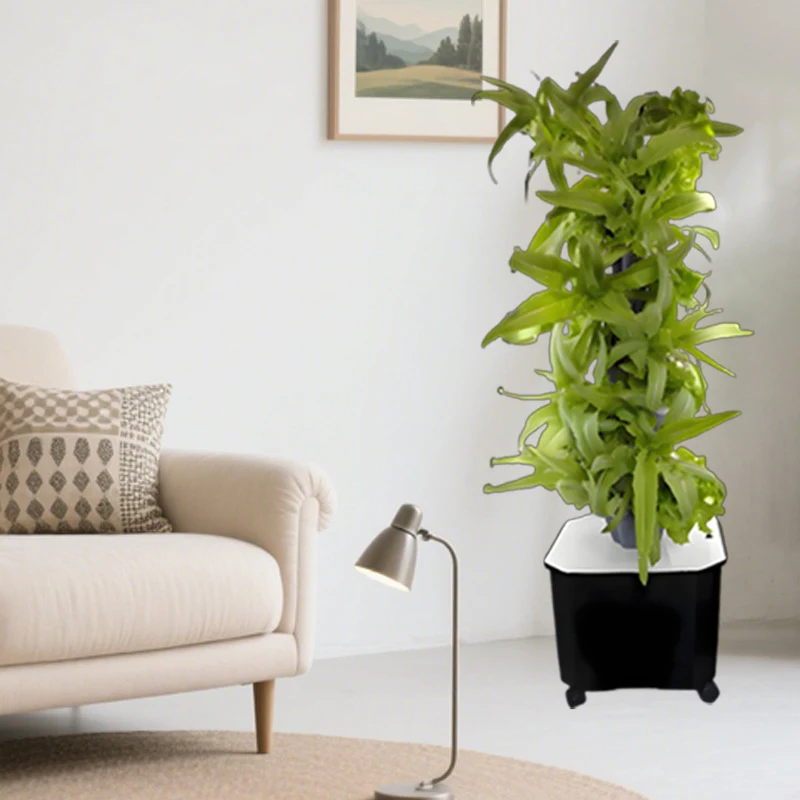 Soilless cultivation hydroponic planting tower hydroponic column rain planting system balcony vegetable and flower multi-layer r