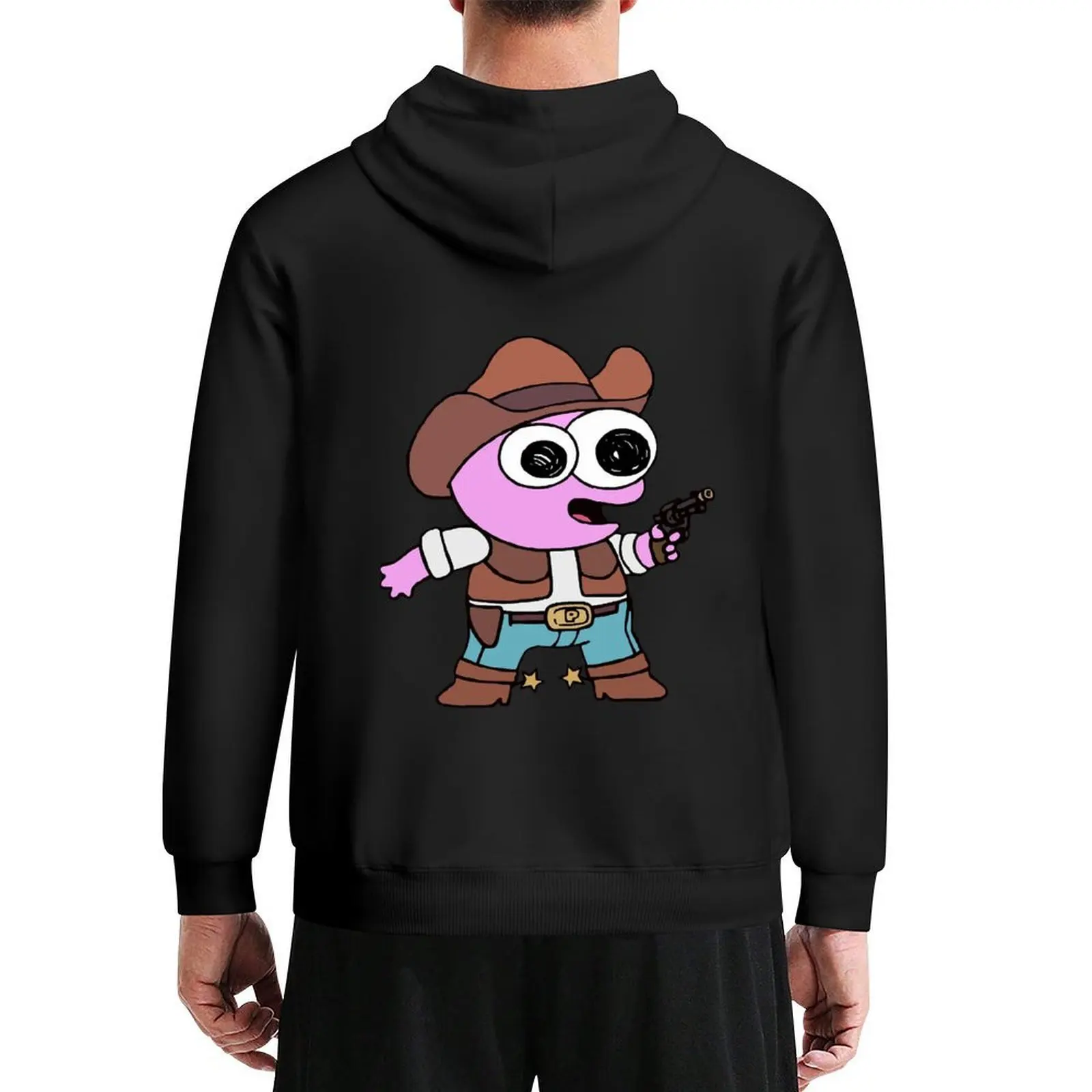 

Smiling Friends Cowboy Pim - Adult Swim Hoodie men's sweat-shirt men's coat men's clothing hoodie