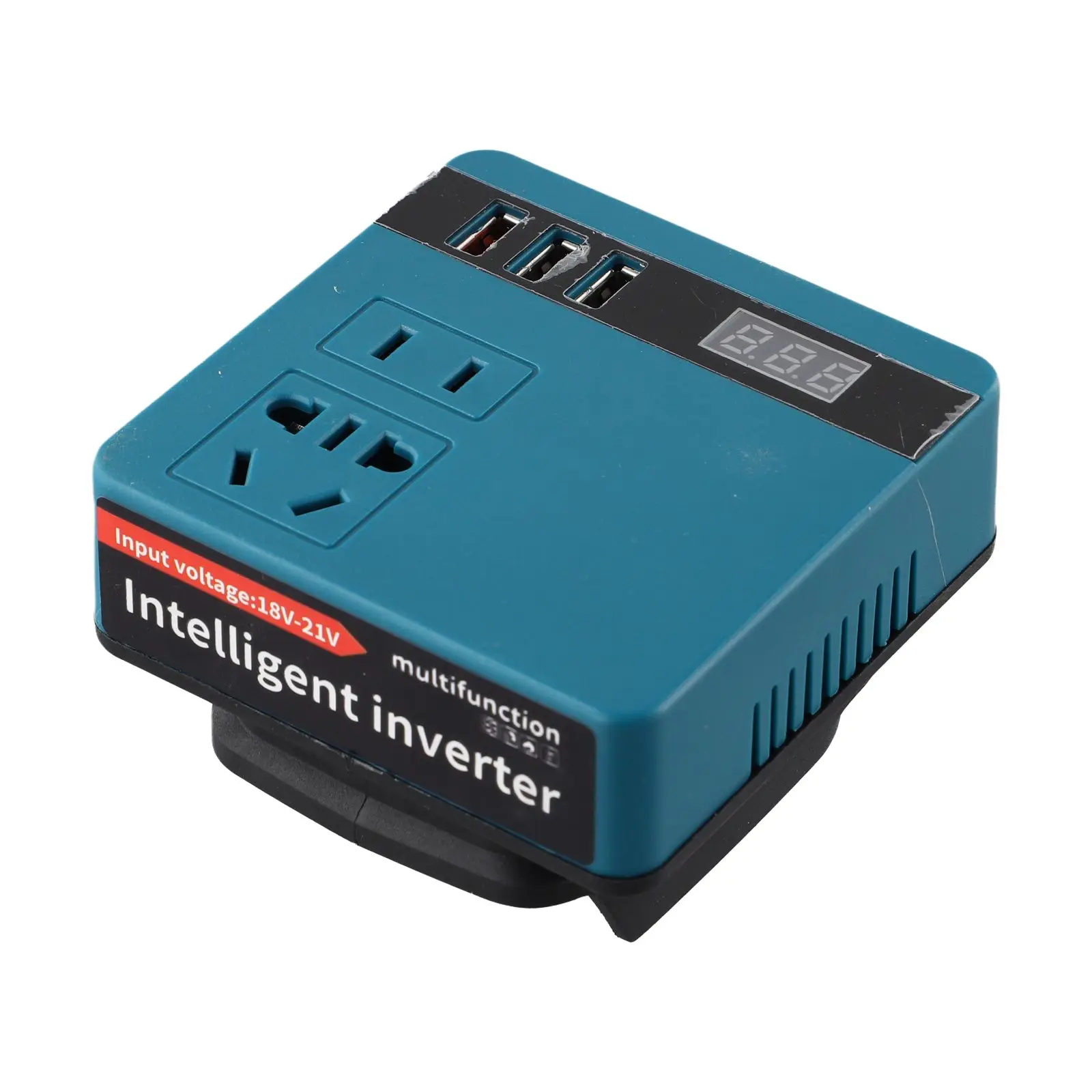 Lithium Battery Inverter 18-21v Intelligent Battery Transformer With Current Display For DeWalt/Makita/Milwaukee Battery Parts