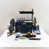 220V Saike 952D Hot Air Gun + Soldering Iron 2in1 Power 750W BGA rework station welding table