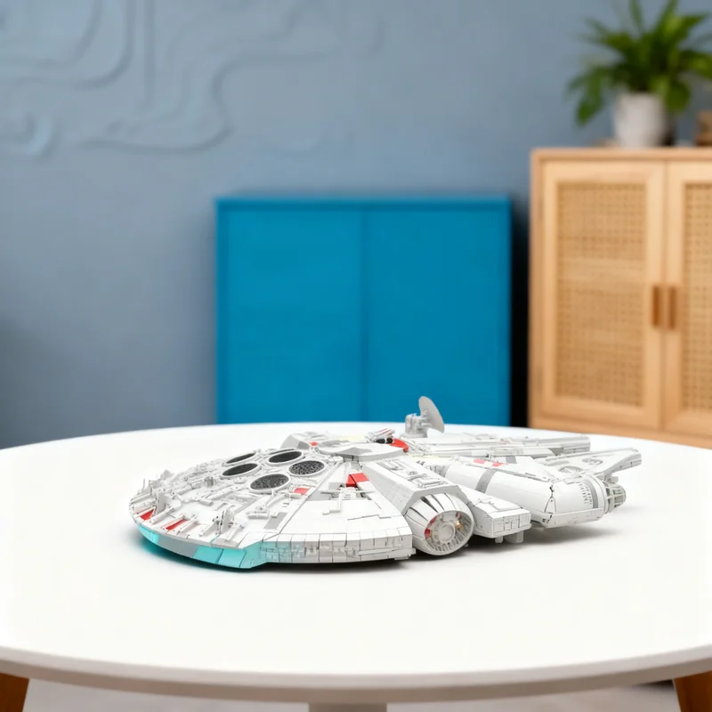 

14156 деталей MOC Millennium Falcon Star Battle UCS: Конструктор для сборки, подарок, креативный коллекционный предмет, декор для демонстрации, премиум-класс для взрослых