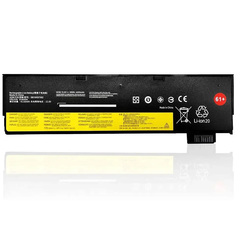 61+ 61 01AV423 T470 T480 P52S Laptop Battery for Lenovo ThinkPad T570 T580 A475 01AV422 01AV424 01AV452 SB10K97579 SB10K97580