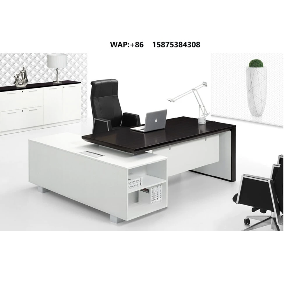 Classic Office Secretary Desk Table with Side Table /Desk Accessories(FOH-UMB211)