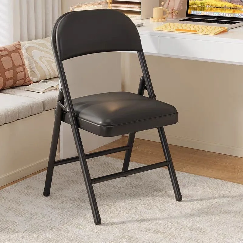 Easy Foldable Dining Chair Living Room Office Backrest Portable No Assembly Dorm Computer Kids Dinning Chair Lounge Chair