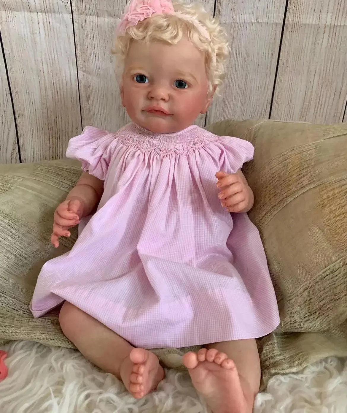 SINO-BB Personalizowany Limitowany Zestaw Malarski Reborn Tobiah 23 cale DIY z Dodatkowym Materiałem na Ciało