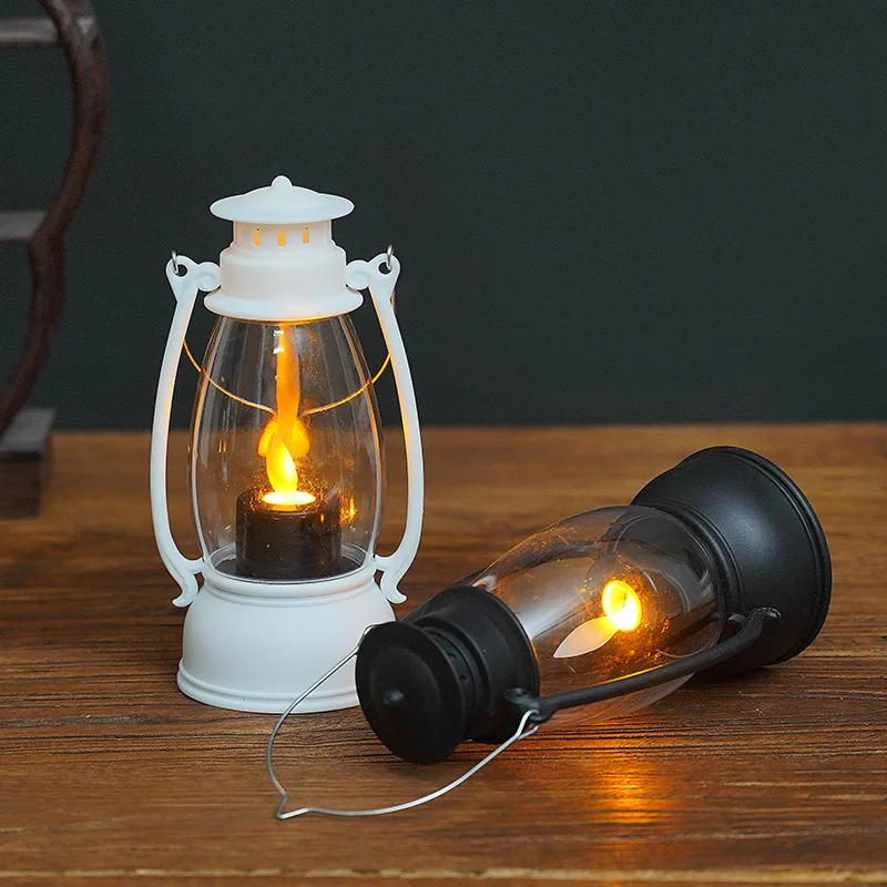 Vintage LED Candle Lantern Waterproof Atmosphere Lamp Flameless Flickering Night Light For Garden Decor Outdoor Wedding Party image 4
