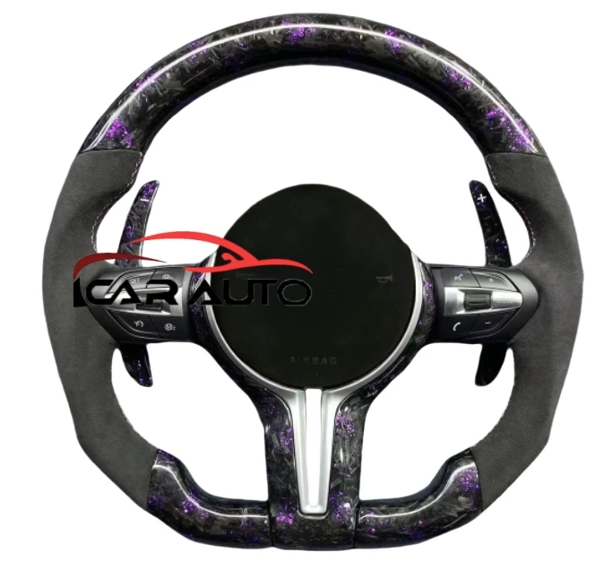 

Лидер продаж, автоматический кожаный руль для BMW F30 F32 F10 F20 F07 E46 E60 E90 M3 M4 M5, руль из углеродного волокна Alcanatara