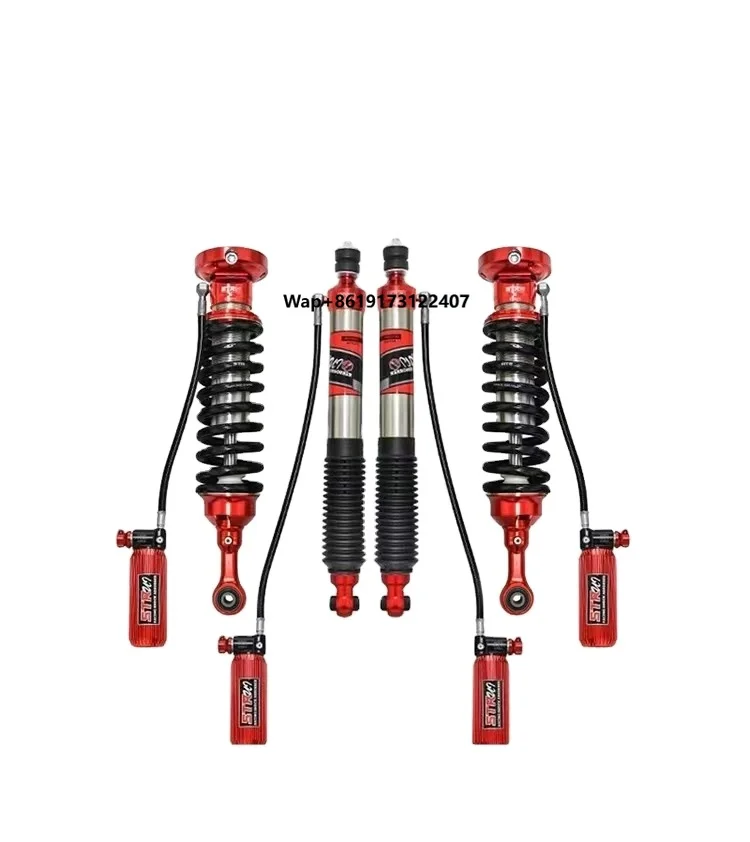 Custom Nitrogen Adjustable Steel Suspension Coil Spring Shock Absorber for Fortuner/4Runner Front/Rear Raise the Chassis