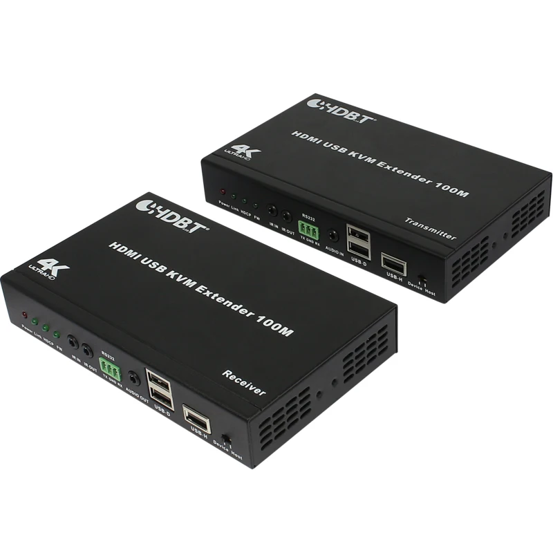 HDBaseT 2.0 HDMI USB KVM Extender up to 330ft/100m over a CAT5e/6/7 cable