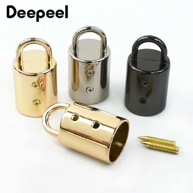 

5/10/20Pcs Deepeel 14mm Metal Cap Buckles Bag Strap Clasp Tassel Fringe Screw Cord Belt Lock Hook End Clip Hardware Accessories