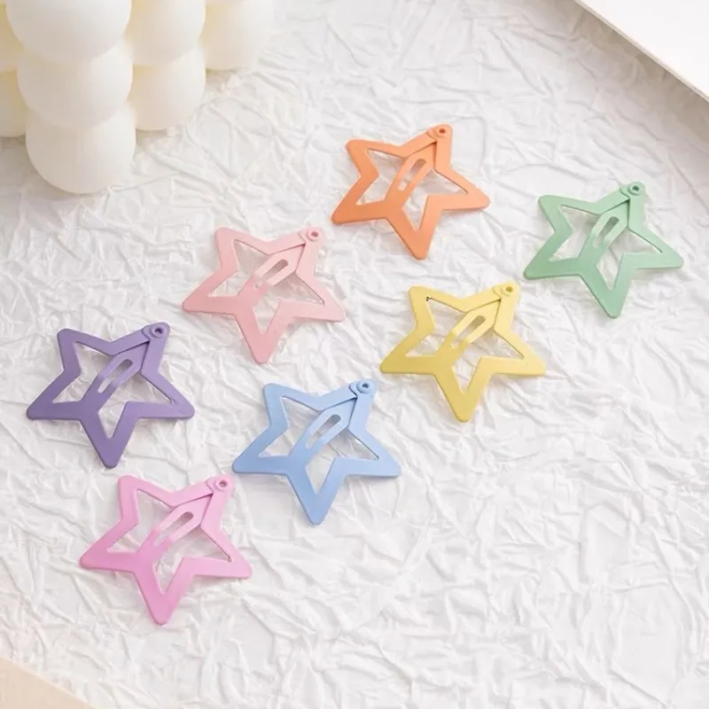 20/40Pcs Colorful Star BB Hair Clips For Girls Children Lovely Hair Decorate Hairpins Barrettes Headwear Kids Hair Accessories