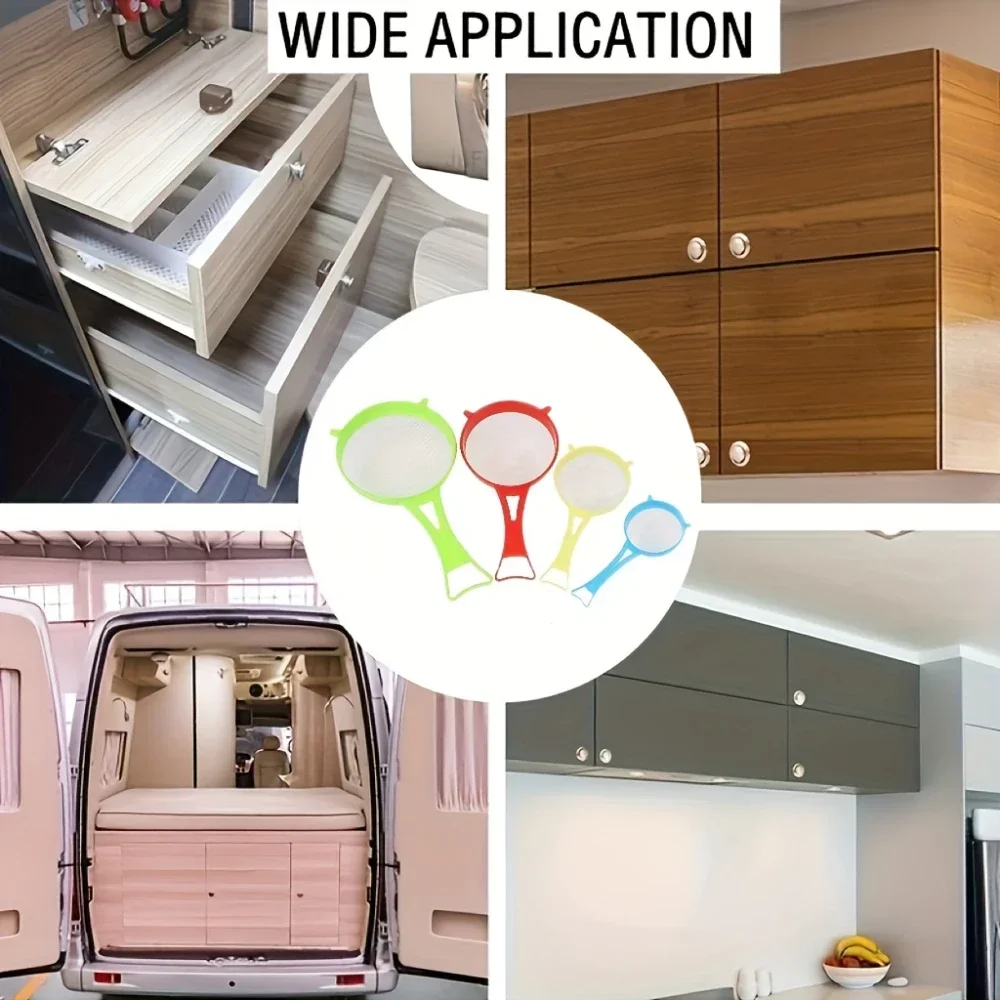 Zestaw kolorowych plastikowych sit z otworem do zawieszania, ręczny filtr do mleka sojowego, mąki, filtracja, wielofunkcyjny do użytku domowego w kuchni.