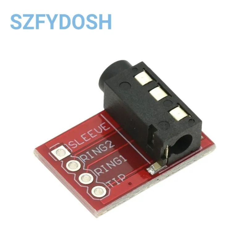 CJMCU-TRRS 3.5mm Audio Seat MP3 Stereo Headphone Video Microphone Interface Module Breakout Board Expansion Connector 3.5mm Jack