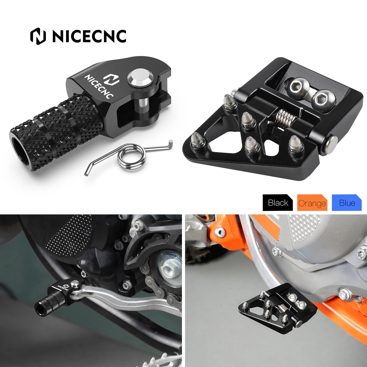 

​​For KTM EXC 300 TPI EXCF 350 EXC 450 SX 125 SXF 250 SXF 450 2017-2024 Shift Lever Tip & Brake Pedal Tip For Husqvarna TE 300