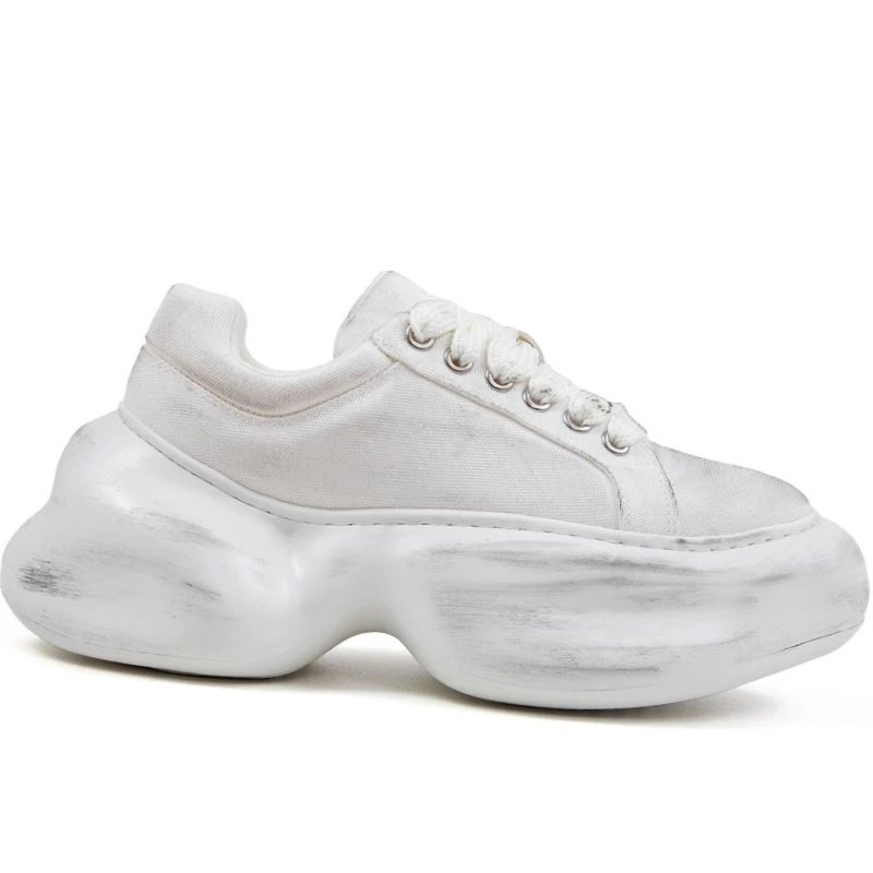 

Джинсовая грязная парусиновая обувь в европейском/американском стиле в стиле ретро, мужская модная обувь-подкова, удобная легкая мужская обувь, увеличивающая рост