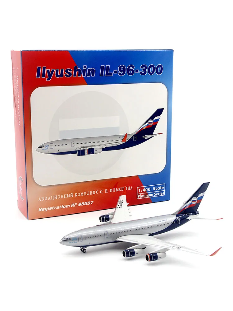 Diecast Phoenix 11830 Aeroflot Il-96-300 RF-96007 Aircraft Model 1/400 Scale Finished Emulation Airplance Model Collection Gift